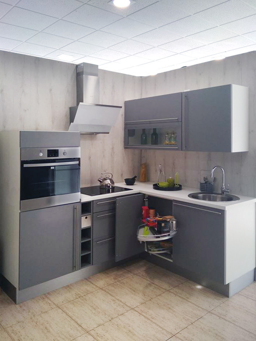 cocina gris L